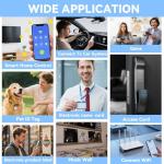 100 NFC Tags NTAG216 - Programmable Adhesive Stickers