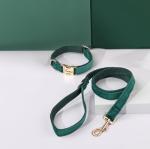 Custom Velvet Harness and Collar Set for Dogs