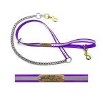 Custom Heavy Duty Reflective Dog Leash with Nameplate