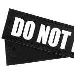 Reflective "Do Not Pet" Dog Patches and Tags