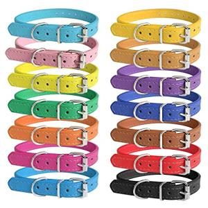 Colorful Adjustable ID Collars for Puppies