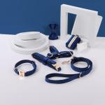 Custom Velvet Harness and Collar Set for Dogs