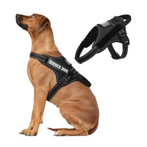 Voopet Medium Dog Harness with ID Pocket & Patches