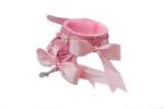 Cute Pink Fur Collar and Leash Set for Pets