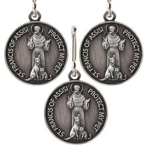 St. Francis Pet Medal Set for Dog Collars