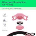 Durable Reflective Dog Collar with AirTag Holder