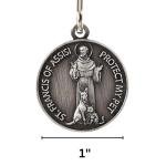 St. Francis Pet Medal Set for Dog Collars