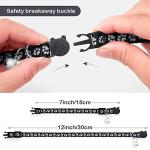 2 Pack Reflective Breakaway Cat Collars with Tags