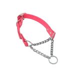 Pink Waterproof Martingale Dog Collar - No Pull