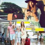 10 Pack Aluminum Luggage Tags with ID Card