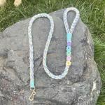 Colorful 5ft Braided Cotton Dog Leash