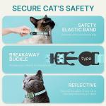 Lightweight Breakaway Waterproof Cat Collar for AirTag