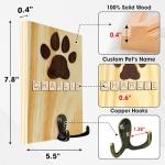 Custom Dog Leash Holder with Scrabble Letters