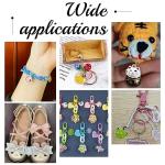 14Pcs Pet Collar Bells with Fun Charms