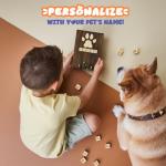 Custom Dog Leash Holder with Scrabble Letters