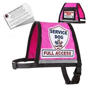 Service Dog Vest with ID Badge and Patch