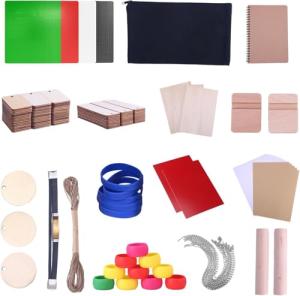 175-Piece Laser Engraving Kit for Custom Pet IDs