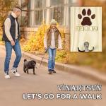 Custom Dog Leash Holder with Scrabble Letters