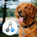 14 Pcs Colorful Pet Collar Bells with Clips