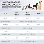 Wisedog Waterproof Adjustable Dog Collar with Airtag
