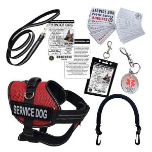 Service Dog Vest Kit with Handle and ID