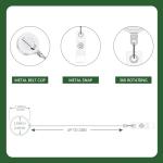 30 Pack Blank Sublimation Badge Reels