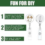 30 Pack Blank Sublimation Badge Reels