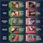 Service Dog Vest Harness with ID Tags & Handle