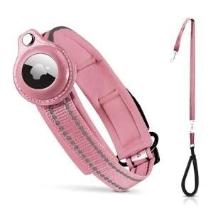 Puppy Leash and Collar Set with Air Tag Holder