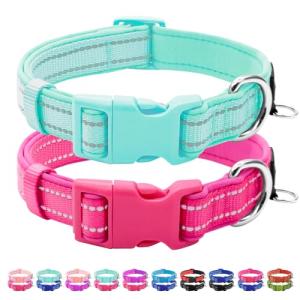 Neoprene Adjustable Dog Collar Set for Large Dogs