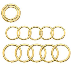 Gold Key Rings for Dog Tags and Crafts