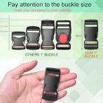 6 Pack Adjustable Quick Release Dog Collar Buckles