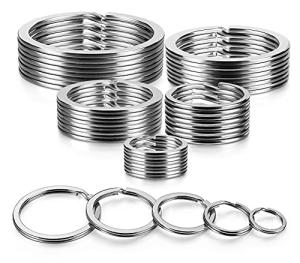 Durable Metal Split Key Rings for Pet Tags