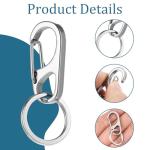 Heavy Duty Dog Tag Clips for Collars, 3 Sets