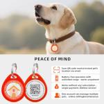 Personalized QR Code Cat ID Tags - 2 Pack