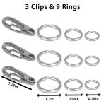 Pet ID Tags and Quick Clips - 3 Pack