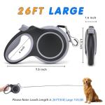 Heavy Duty 26Ft Retractable Dog Leash
