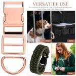 Dog Collar Metal Buckles - Zinc Alloy Replacement Sets