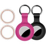 2-Pack Waterproof Airtag Holder with Keychain