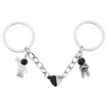 Couples Astronaut Keychain Set for Space Lovers