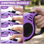 COSOWO 16FT Retractable Dog Leash with Flashlight