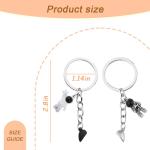 Couples Astronaut Keychain Set for Space Lovers