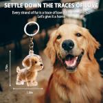 Dog Hair Collector Keychain Keepsake Capsule (2pcs)