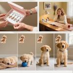 5 Pack Dog Hair Keychain Set - Pet Memorial