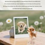 5 Pack Dog Hair Keychain Set - Pet Memorial