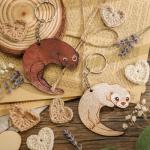 Couples Heart Keychain Set for Valentine's Day