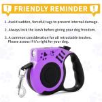 COSOWO 16FT Retractable Dog Leash with Flashlight