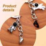 Couples Astronaut Keychain Set for Space Lovers
