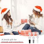 Cute Fuzzy Cat Plush Keychains Set of 3