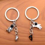 Couples Astronaut Keychain Set for Space Lovers